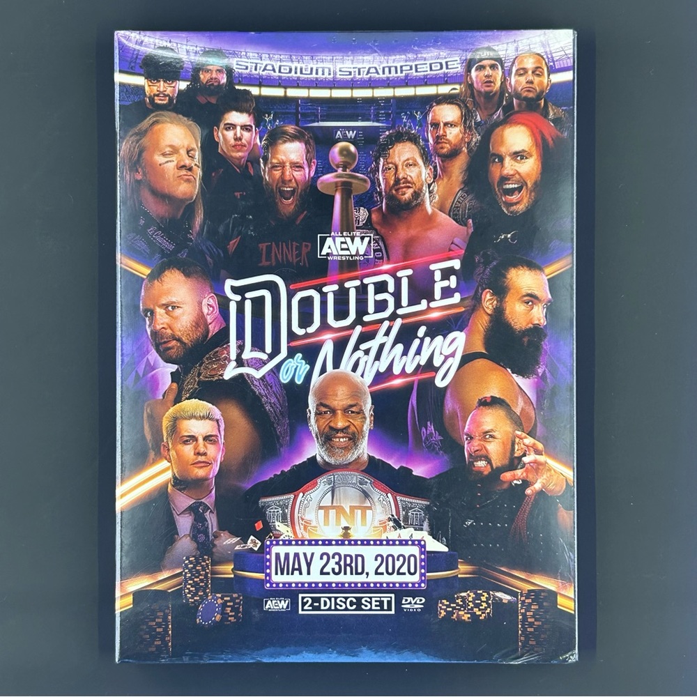 AEW All Elite Wrestling 2020 Double or Nothing DVD 2-Disc Set Sealed